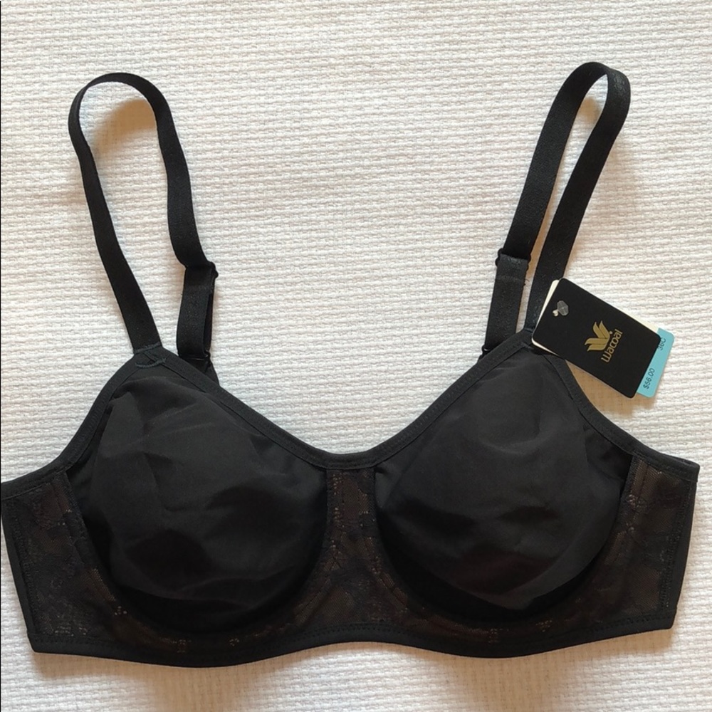 WACOAL Black and Lace Bra 36C